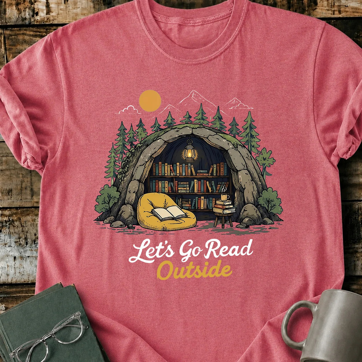 Let Go Read Outside T-Shirt