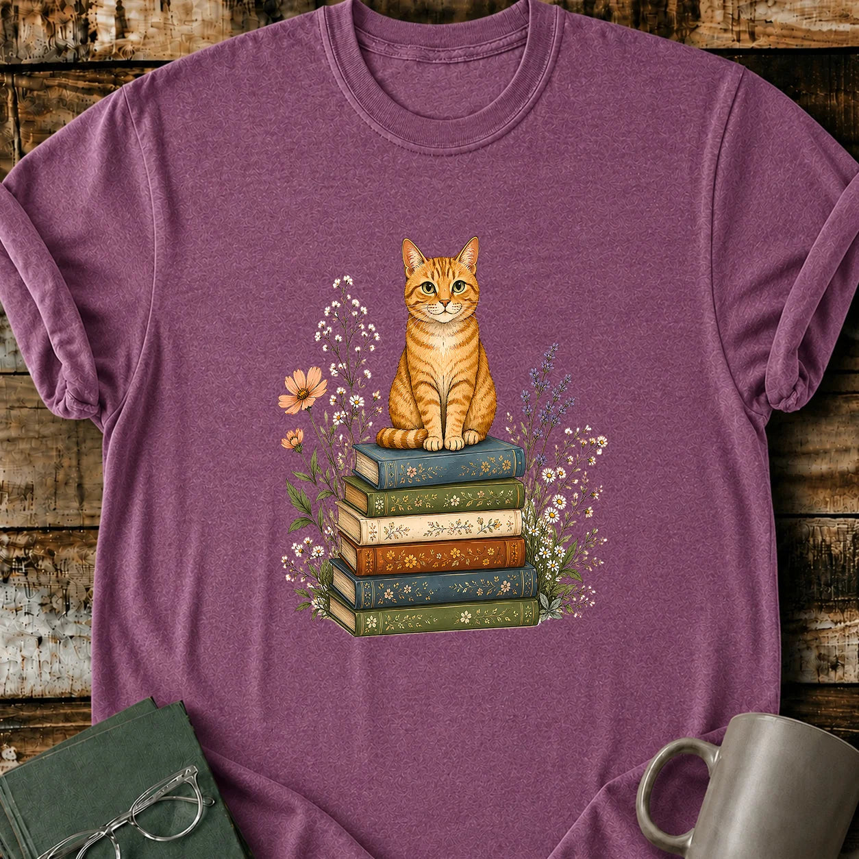 Books & Whiskers T-Shirt