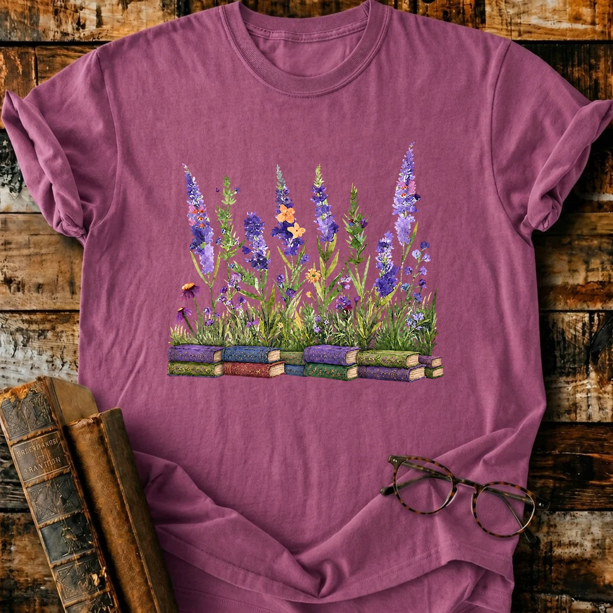 Lavender Library T-Shirt