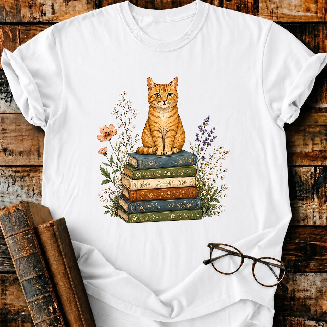 Books & Whiskers T-Shirt
