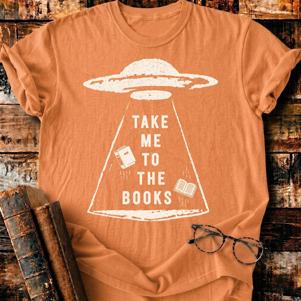 Take Me To The Books T-Shirt - BookMuseClub