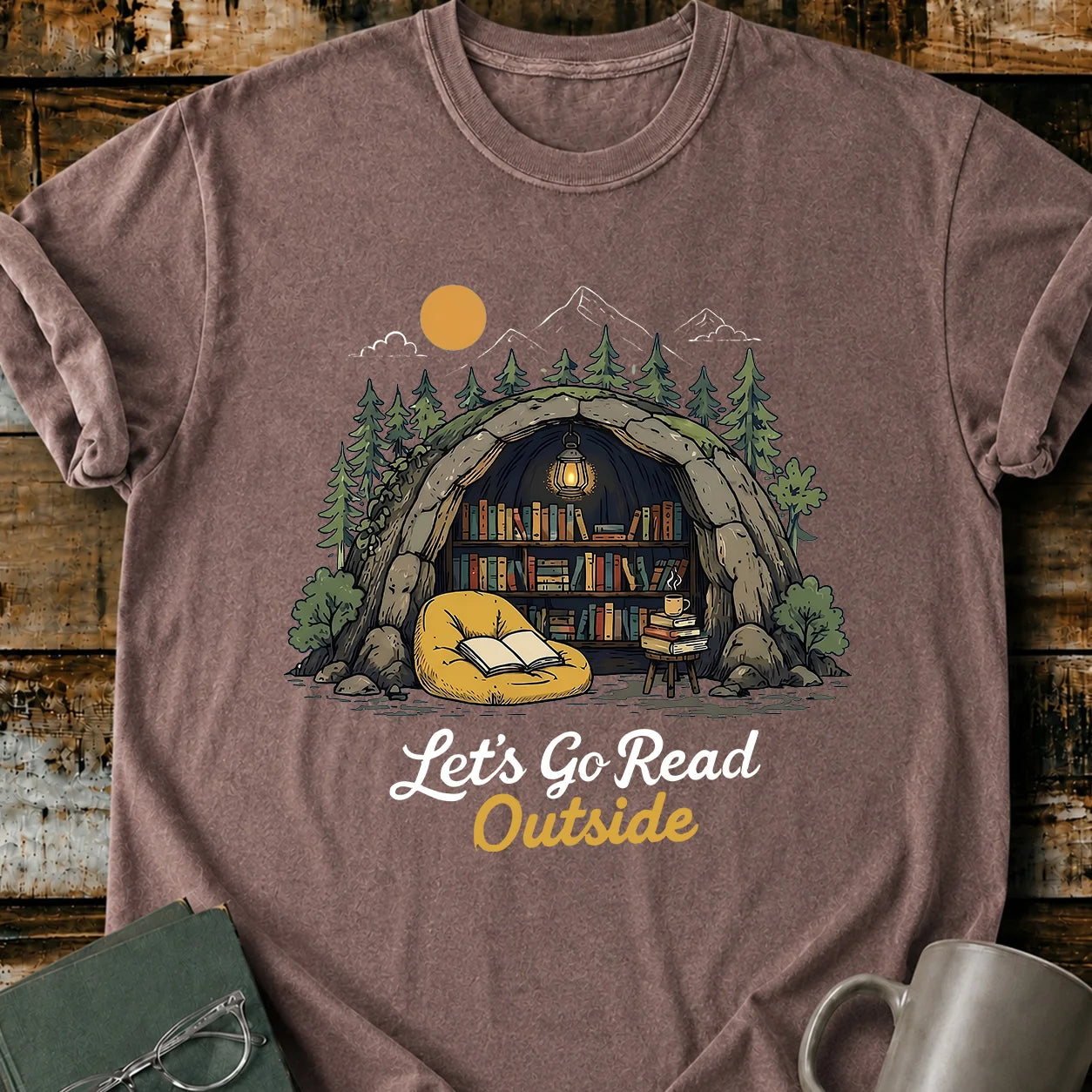 Let Go Read Outside T-Shirt