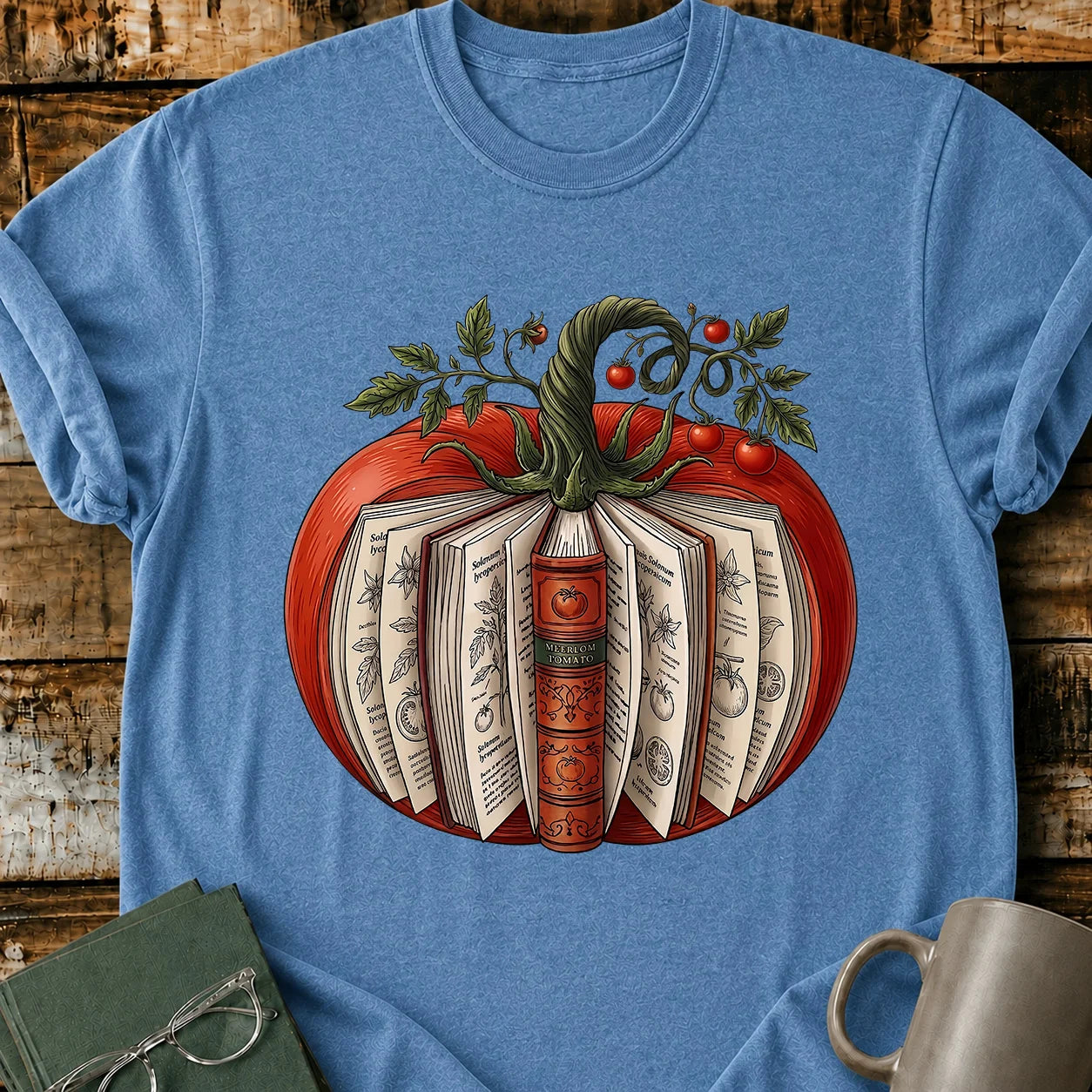 Vintage Tomato Book  T-Shirt