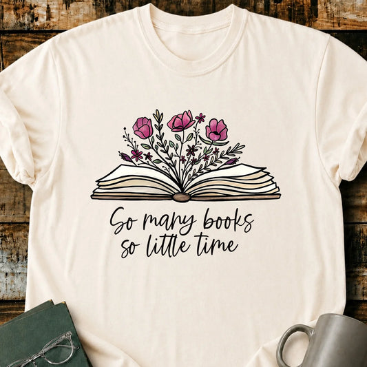 Floral Booklover T-Shirt