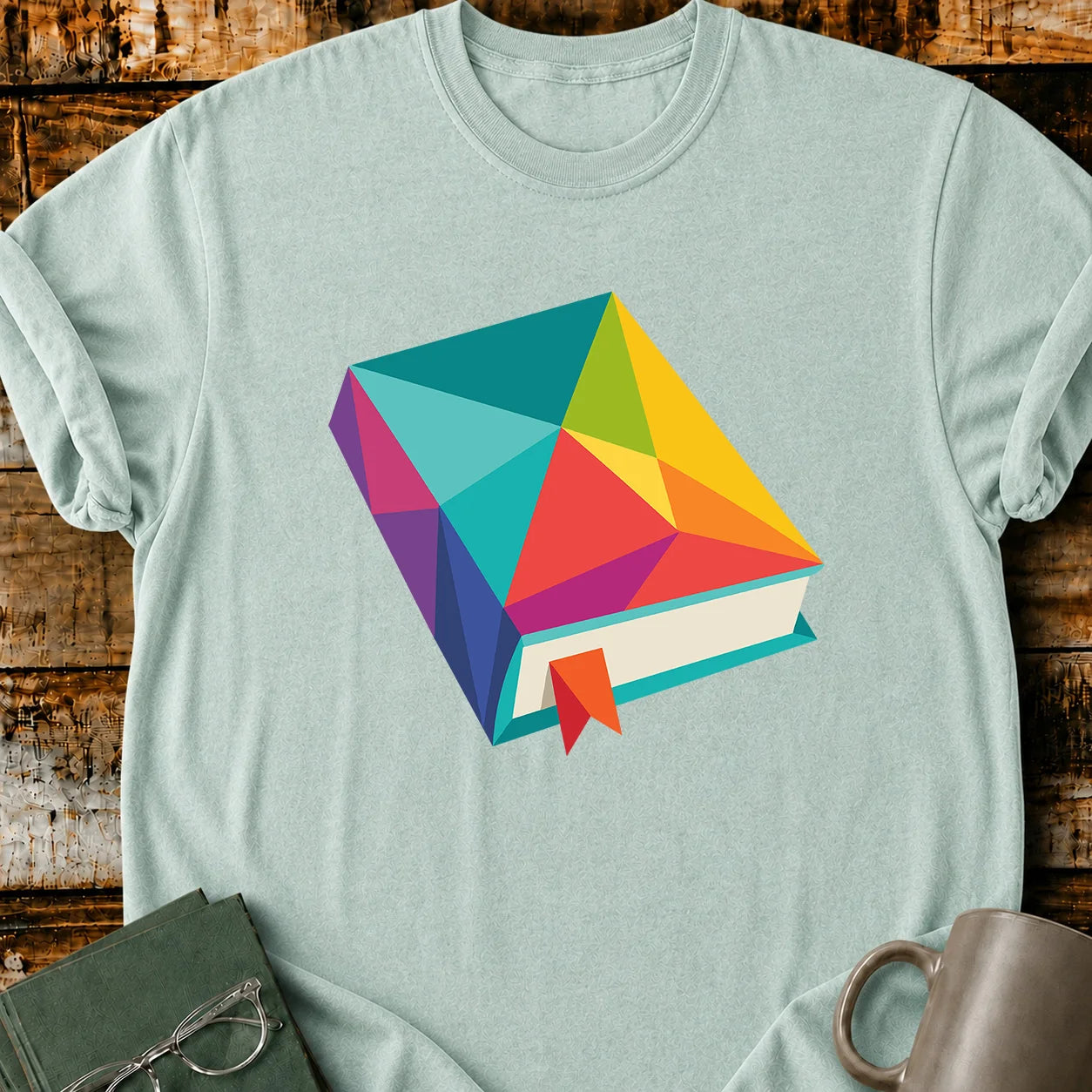 Geometric Book T-Shirt