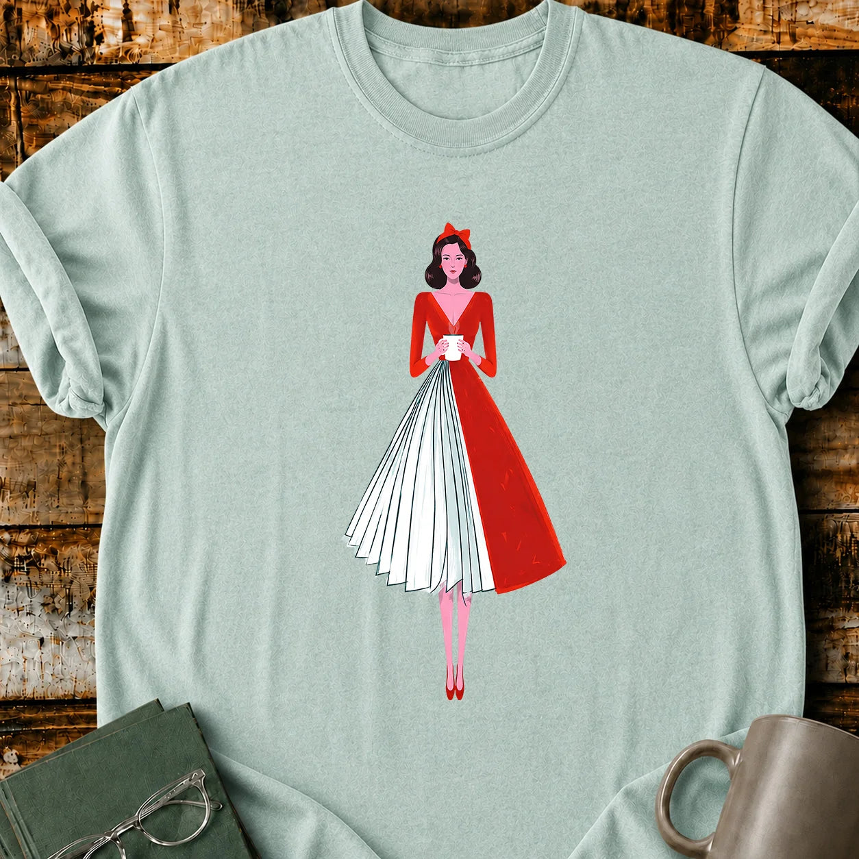 Reading Pages Dress T-Shirt