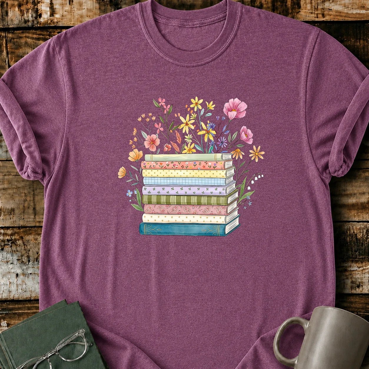 Bookish Blooms T-Shirt