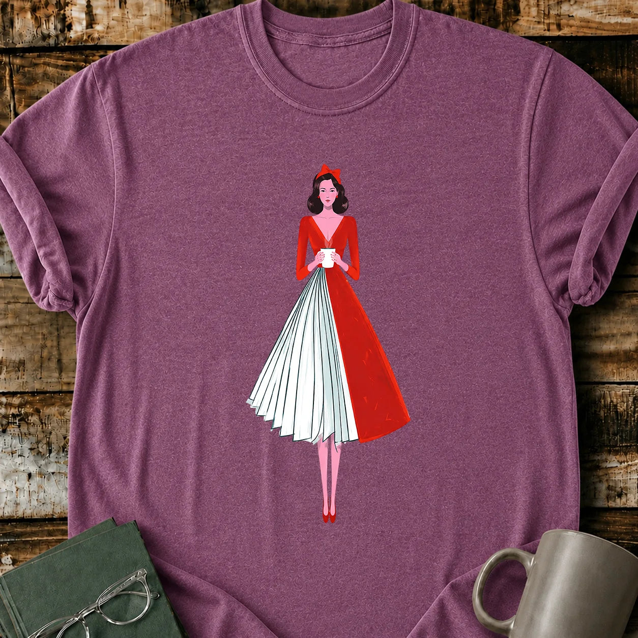 Reading Pages Dress T-Shirt
