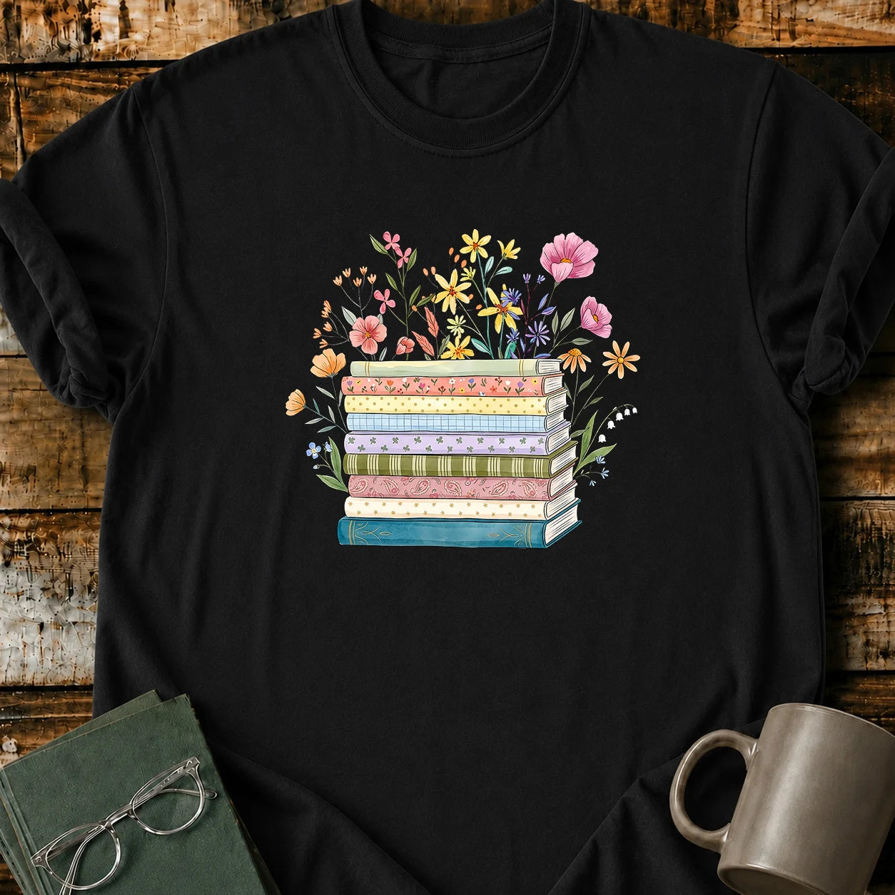 Bookish Blooms T-Shirt
