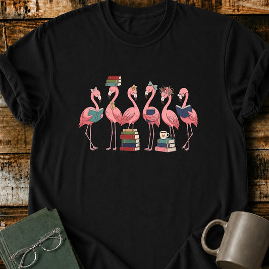 Flamingo Readers T-Shirt