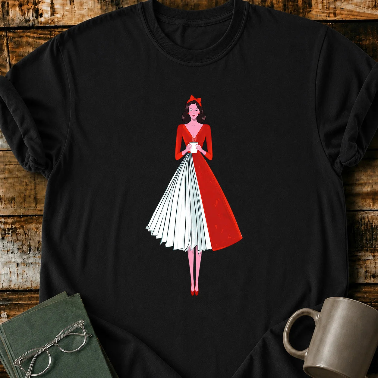 Reading Pages Dress T-Shirt