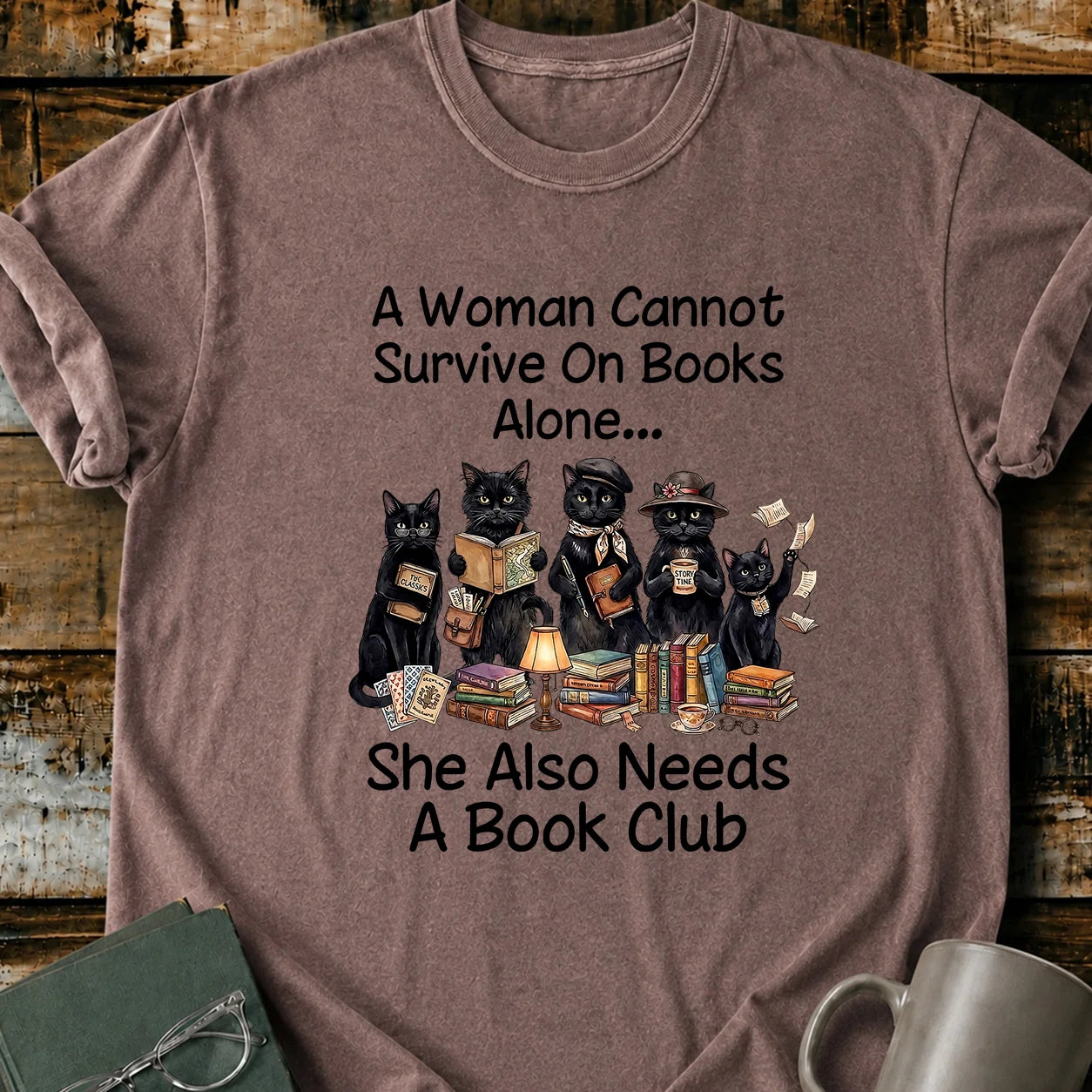Cannot Survice On Books T-Shirt