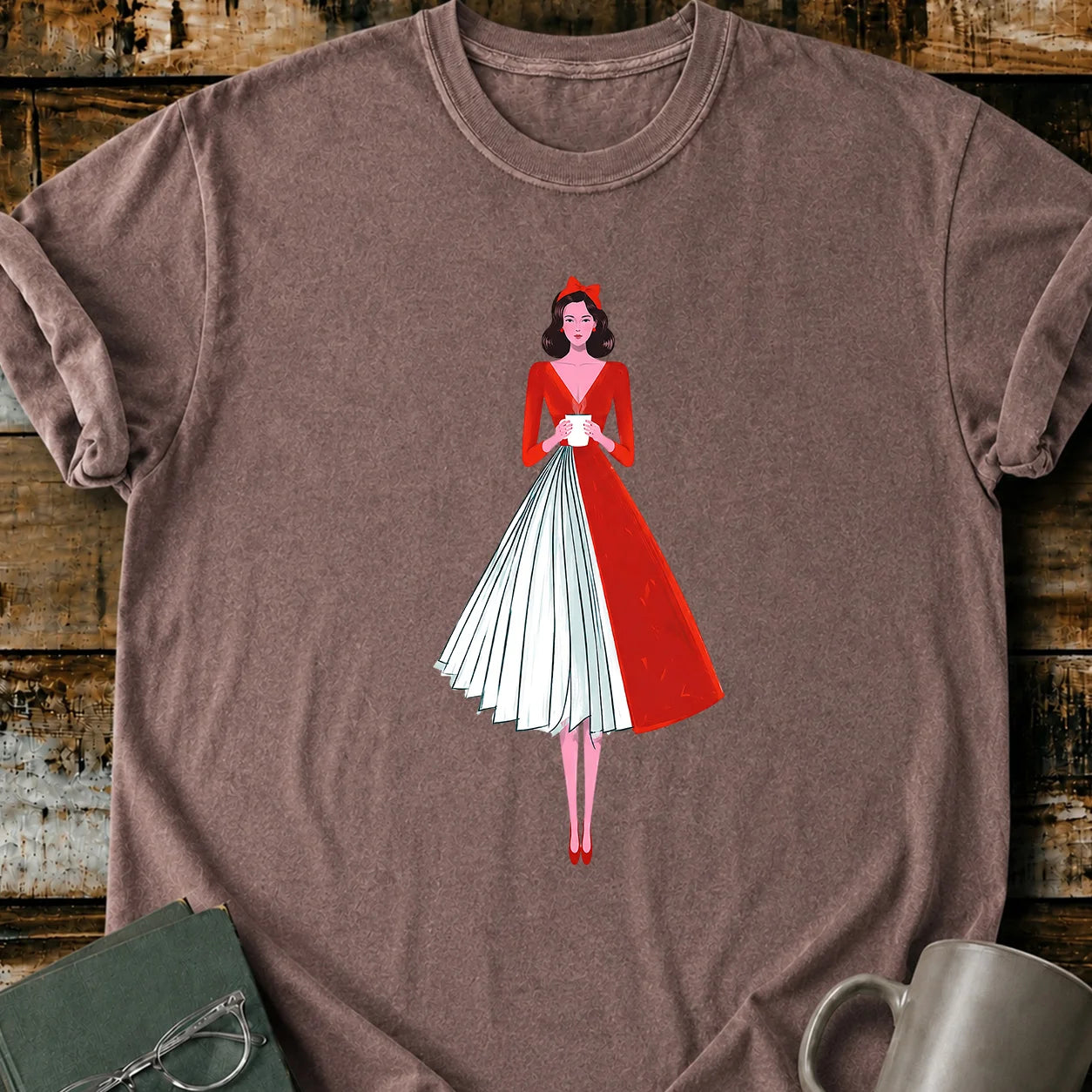 Reading Pages Dress T-Shirt