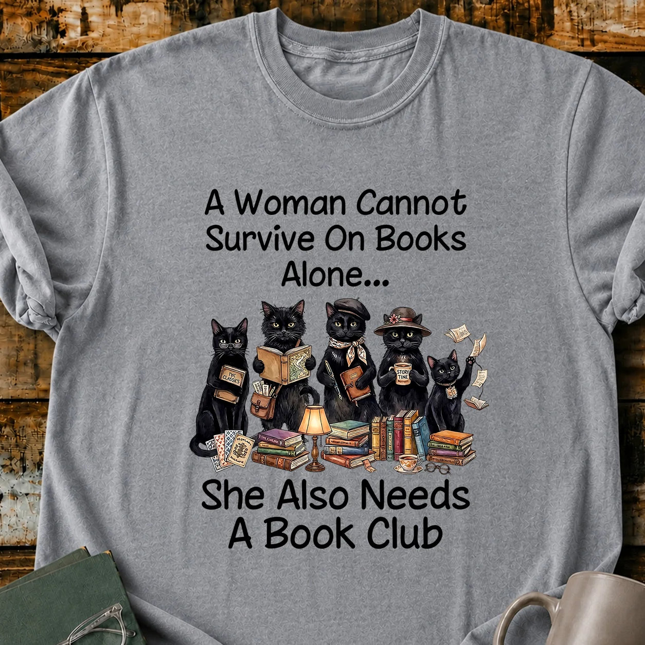 Cannot Survice On Books T-Shirt