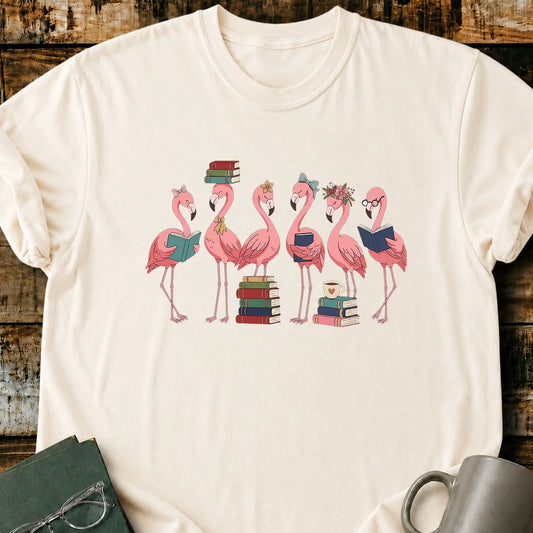 Flamingo Readers T-Shirt