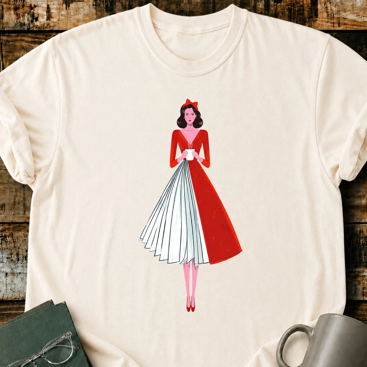 Reading Pages Dress T-Shirt