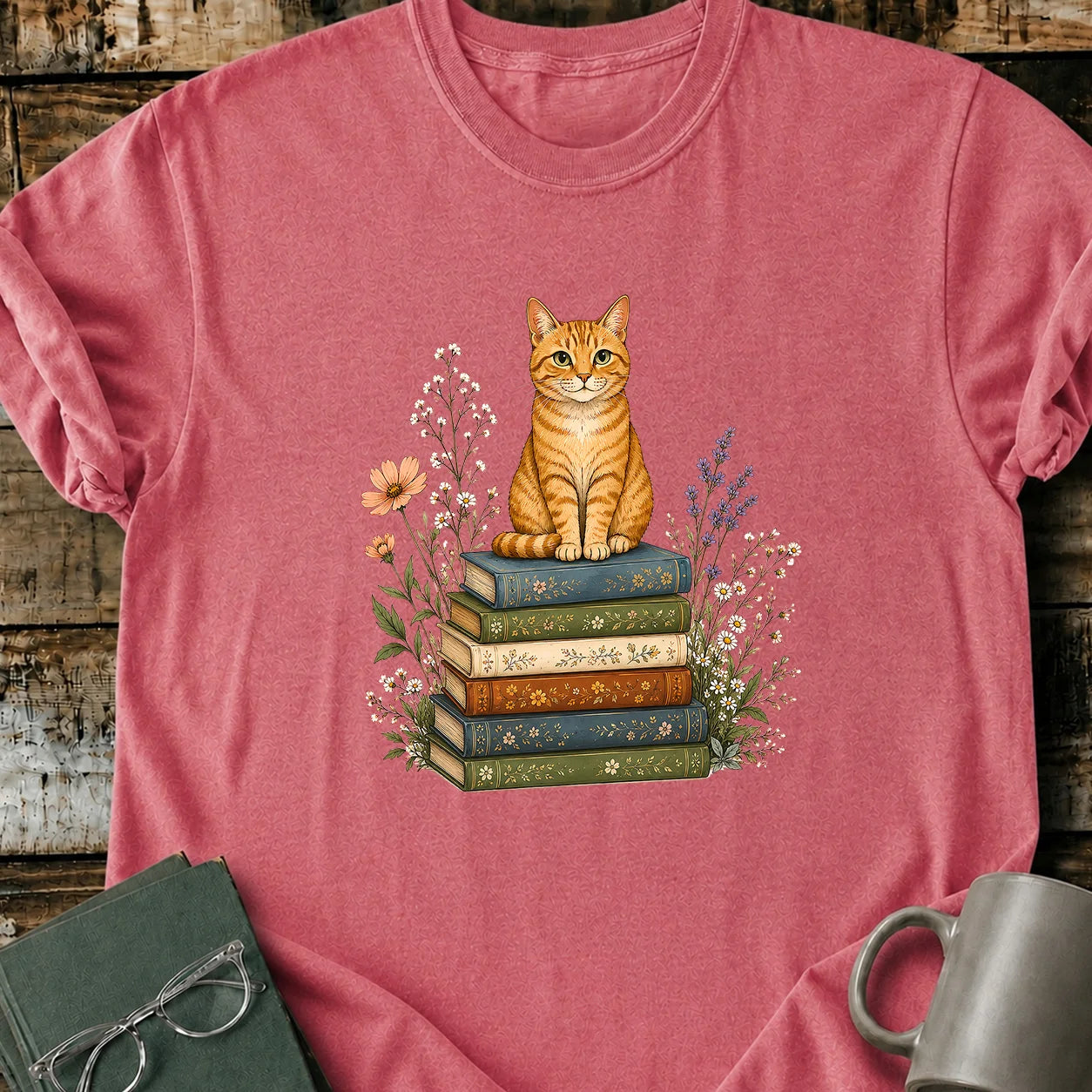 Books & Whiskers T-Shirt