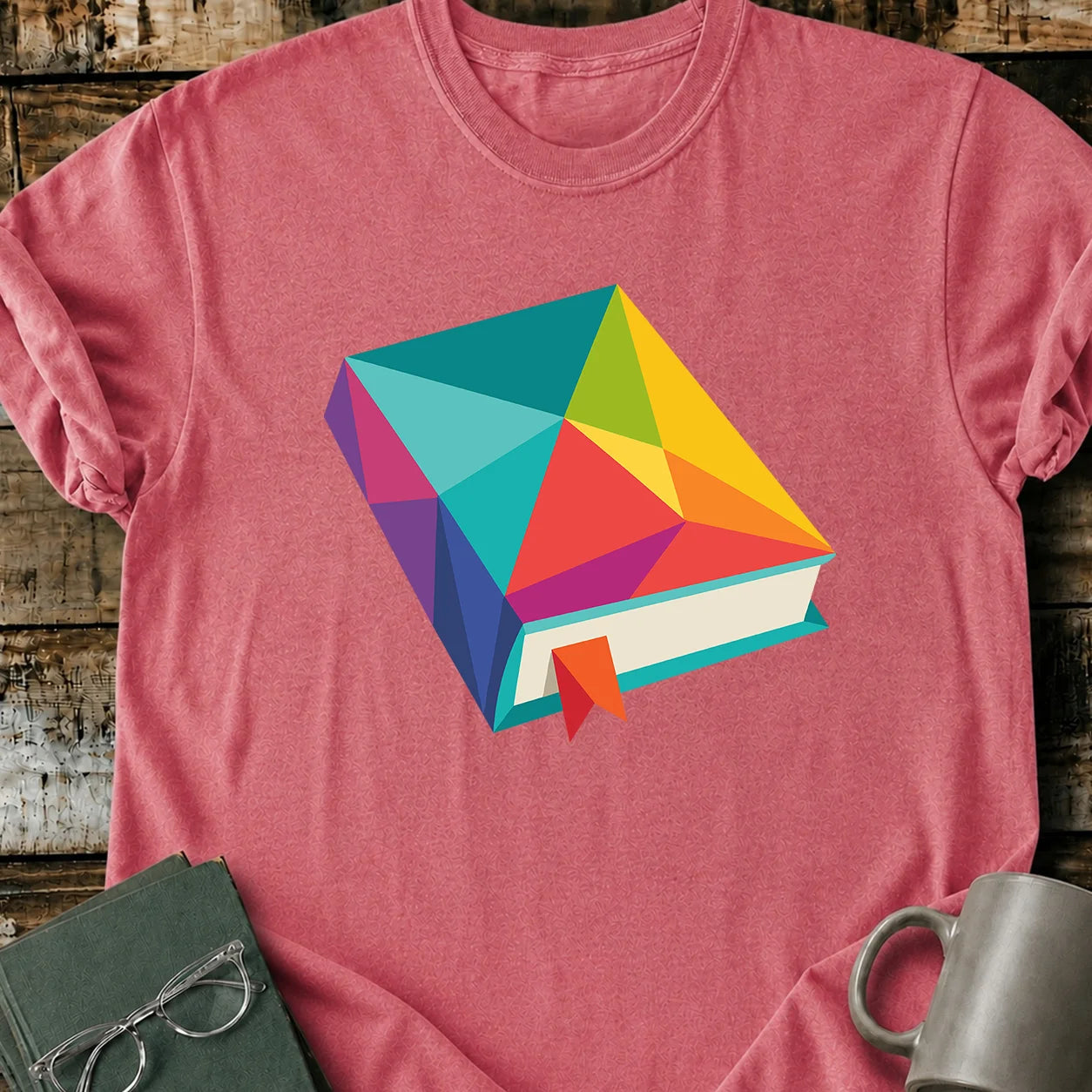 Geometric Book T-Shirt