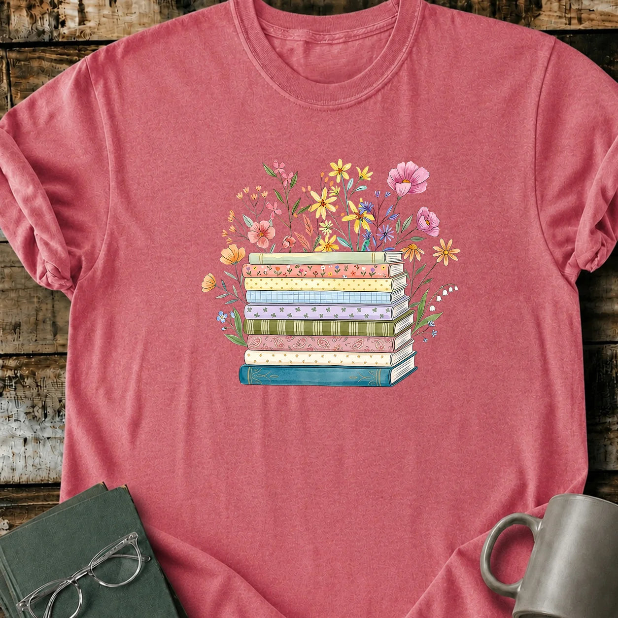 Bookish Blooms T-Shirt
