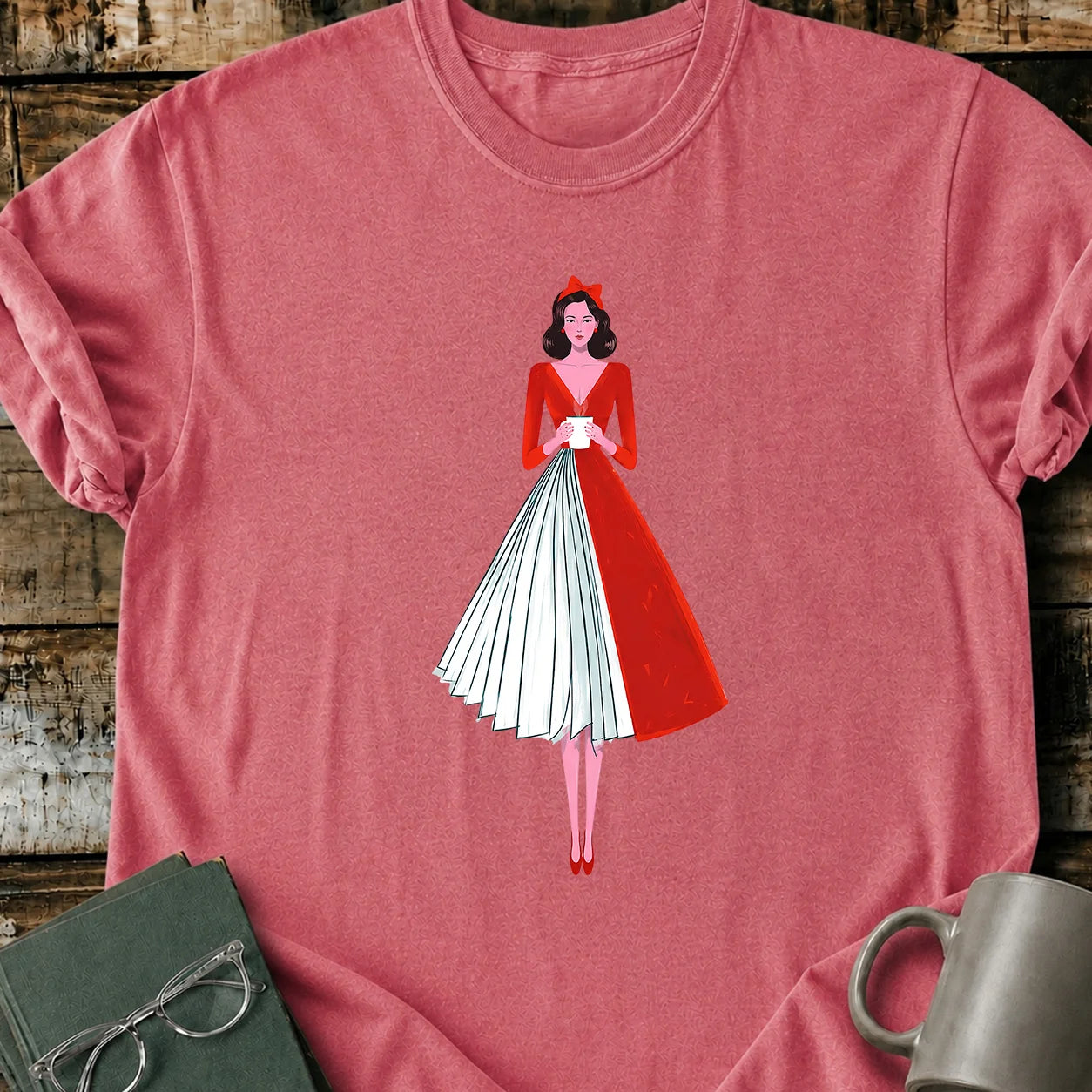 Reading Pages Dress T-Shirt