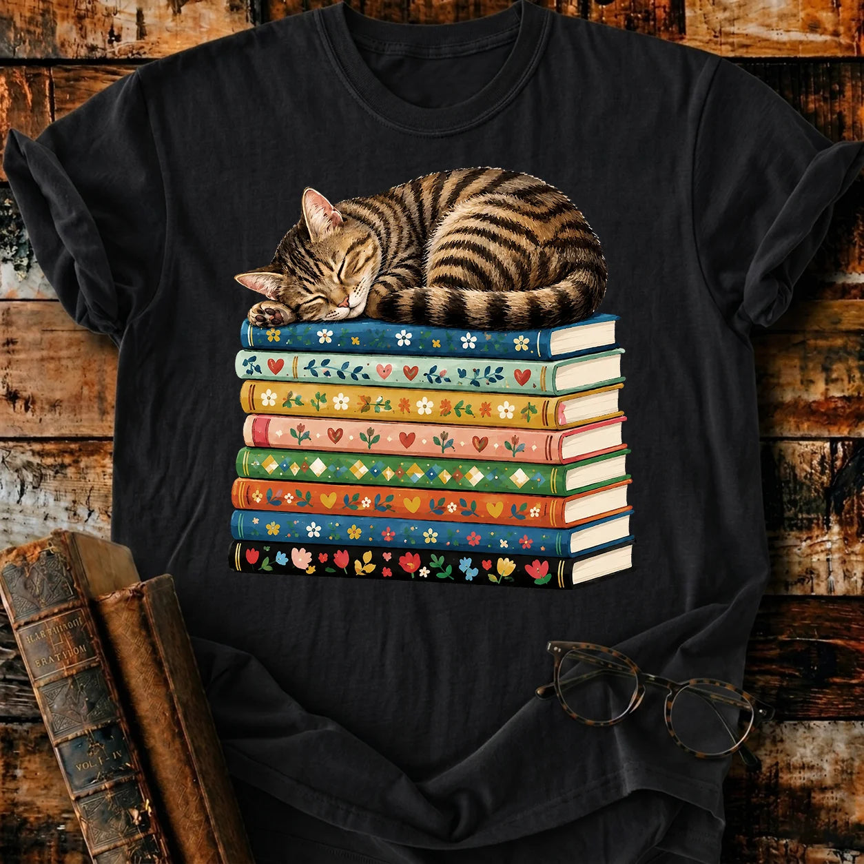 Tabby Cat Sleep T-Shirt