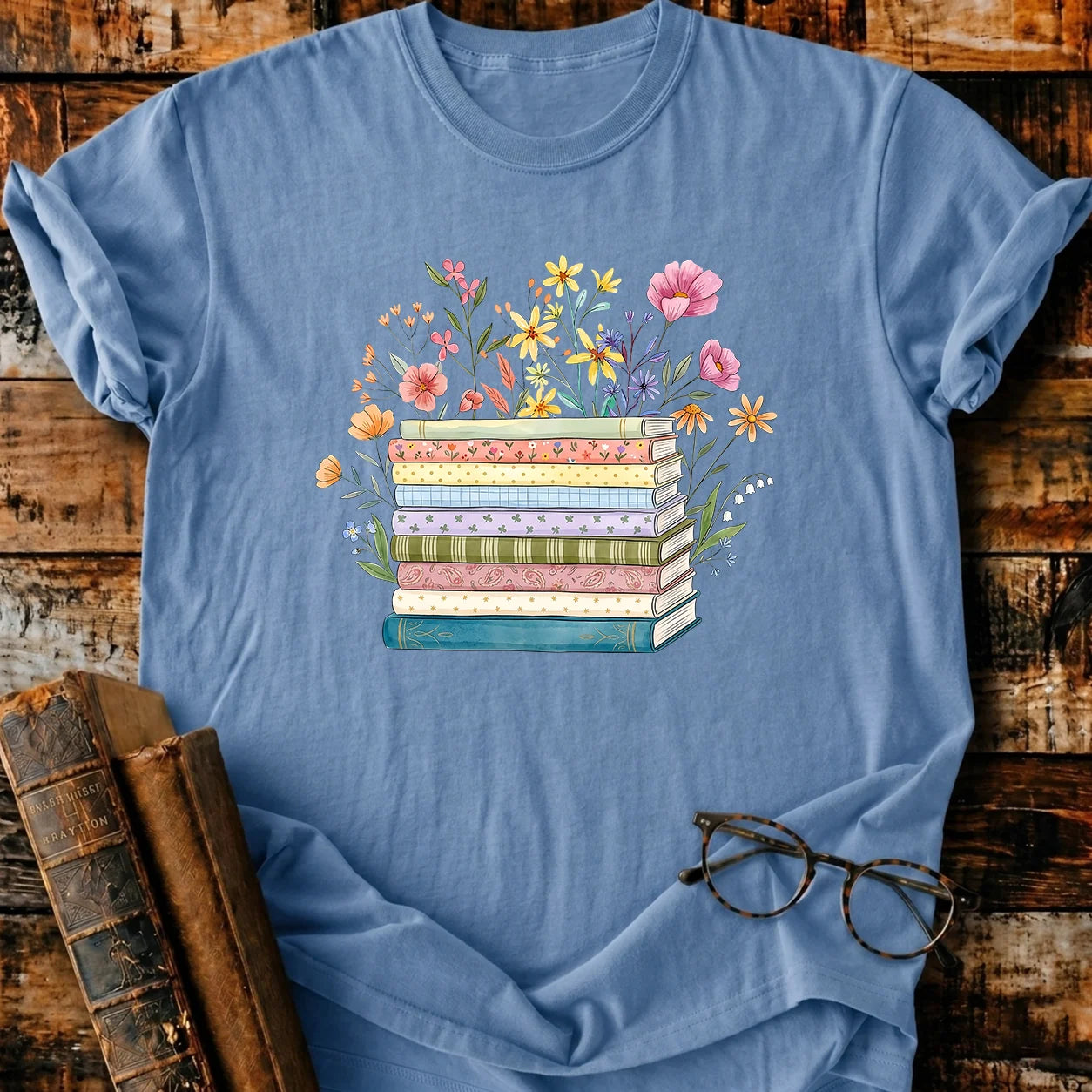 Bookish Blooms T-Shirt