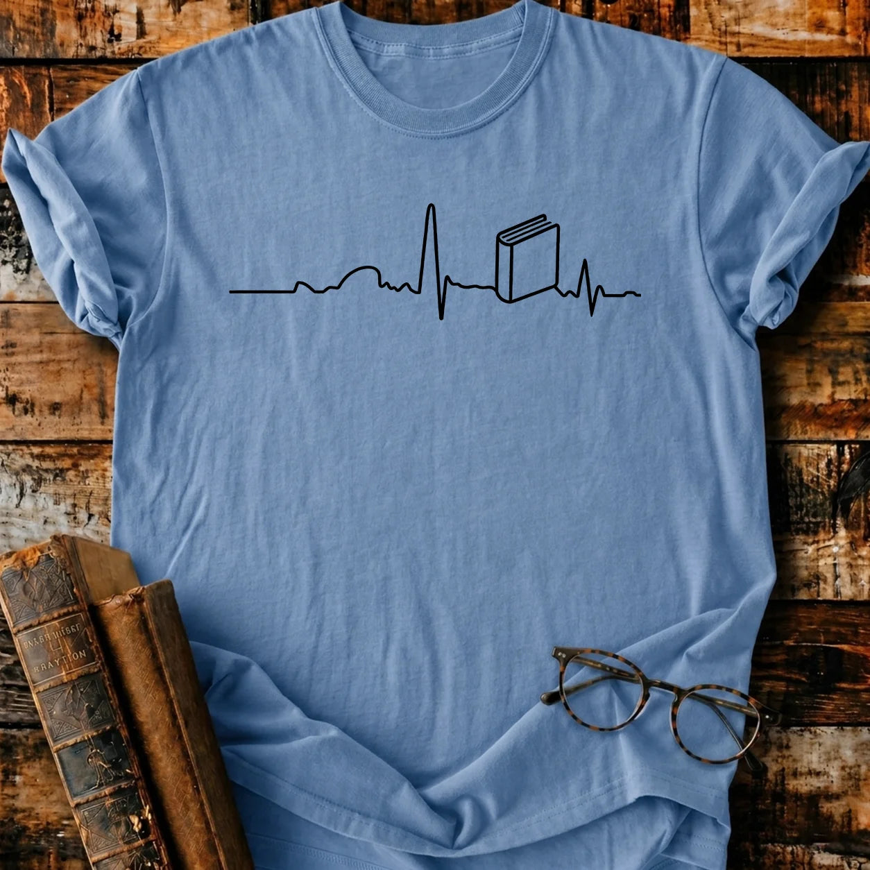 Heartbeat Book T-Shirt
