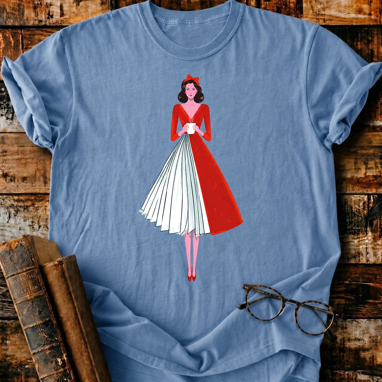 Reading Pages Dress T-Shirt