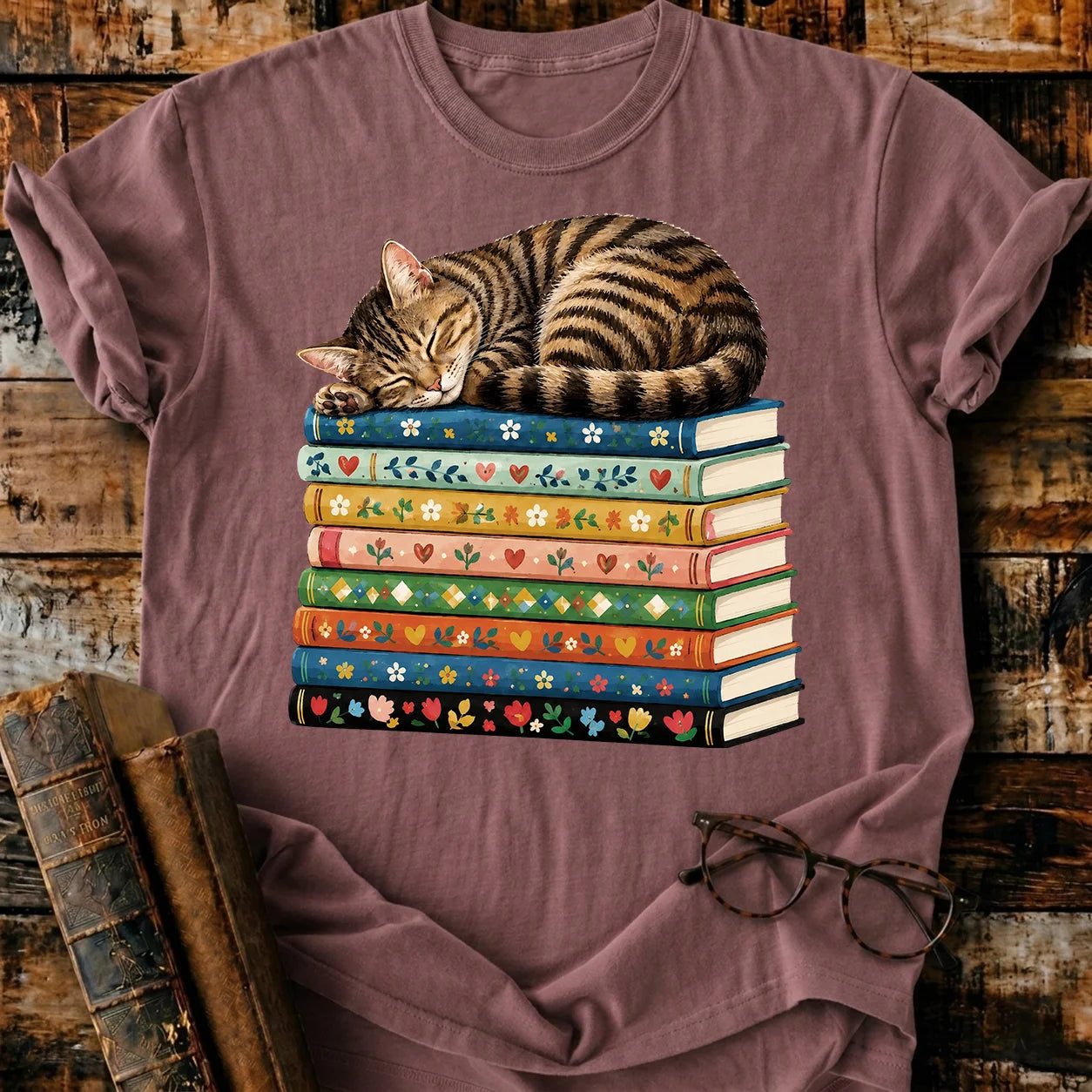 Tabby Cat Sleep T-Shirt