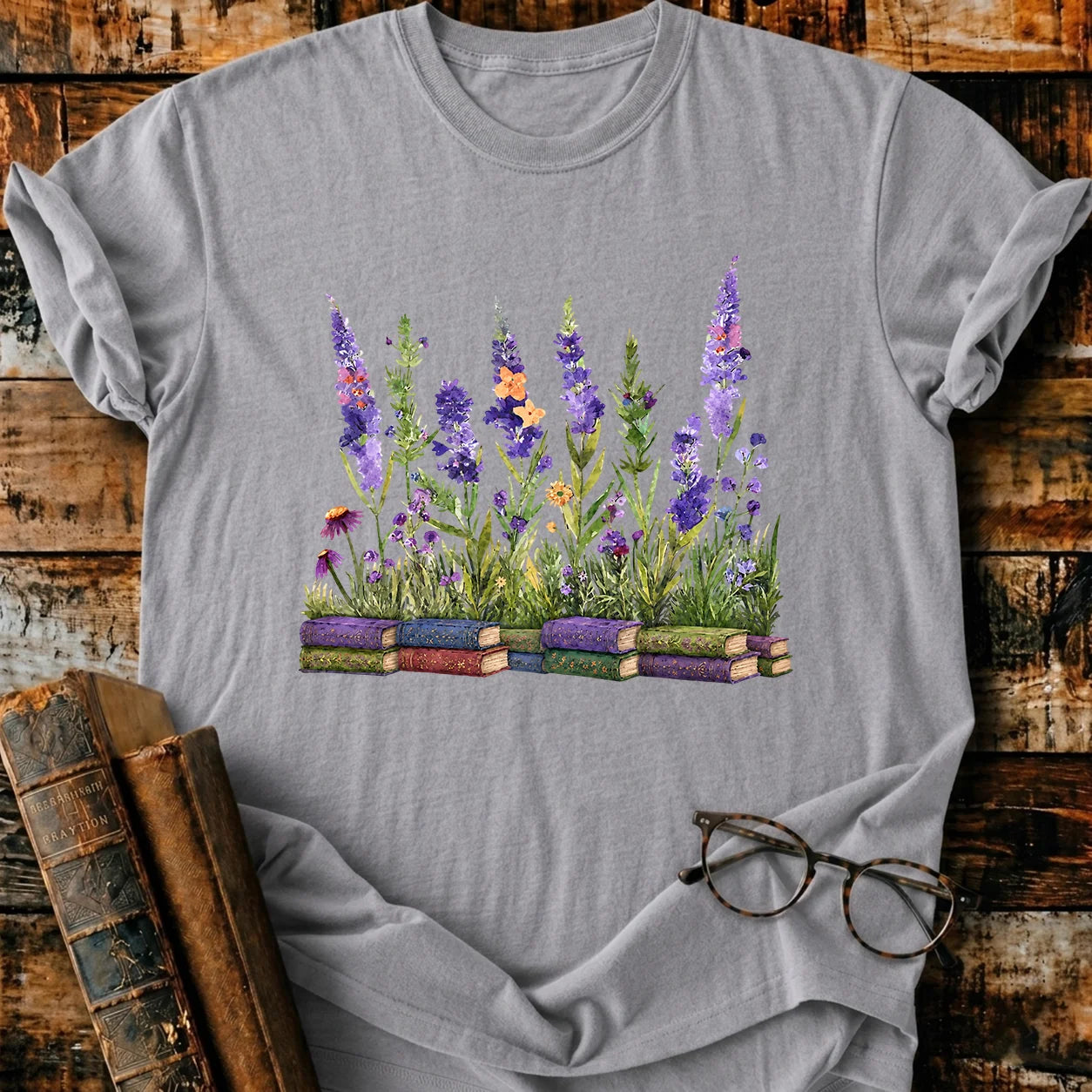 Lavender Library T-Shirt