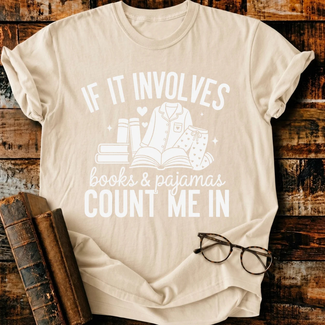 Books & Pajamas T-Shirt