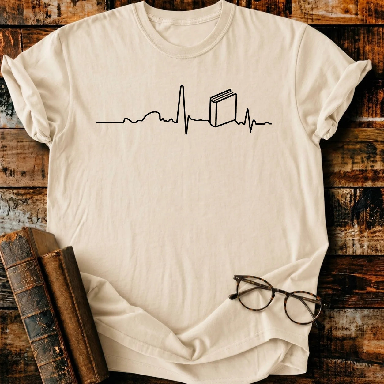 Heartbeat Book T-Shirt