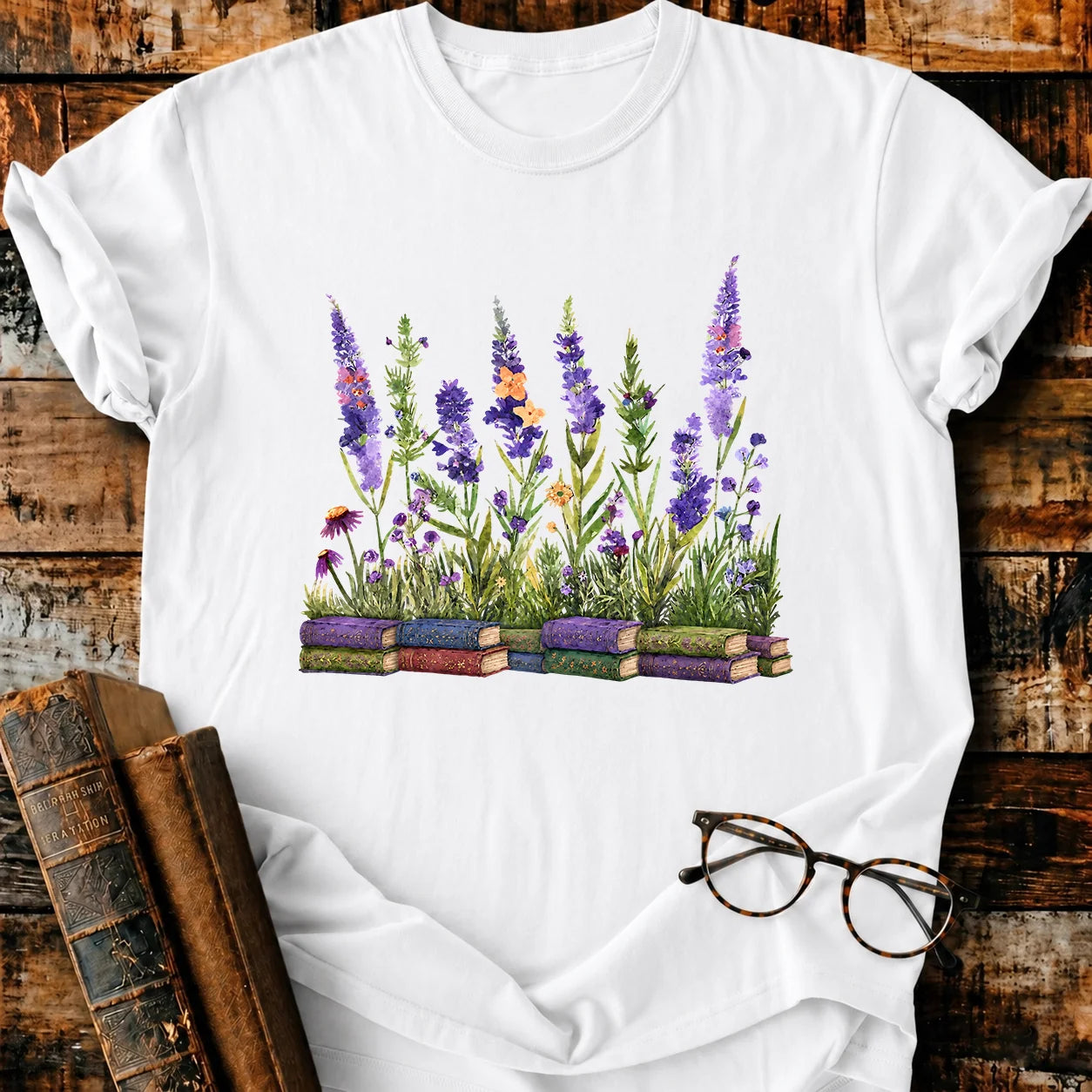 Lavender Library T-Shirt