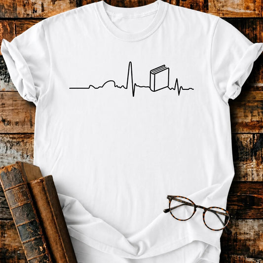 Heartbeat Book T-Shirt