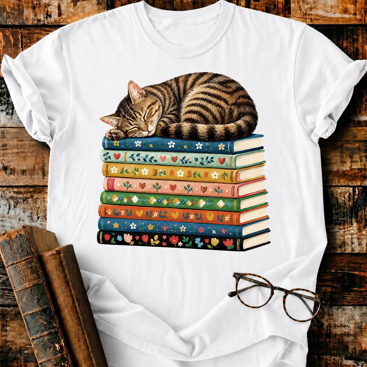 Tabby Cat Sleep T-Shirt