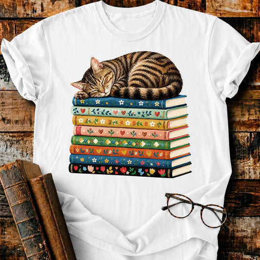 Tabby Cat Sleep T-Shirt