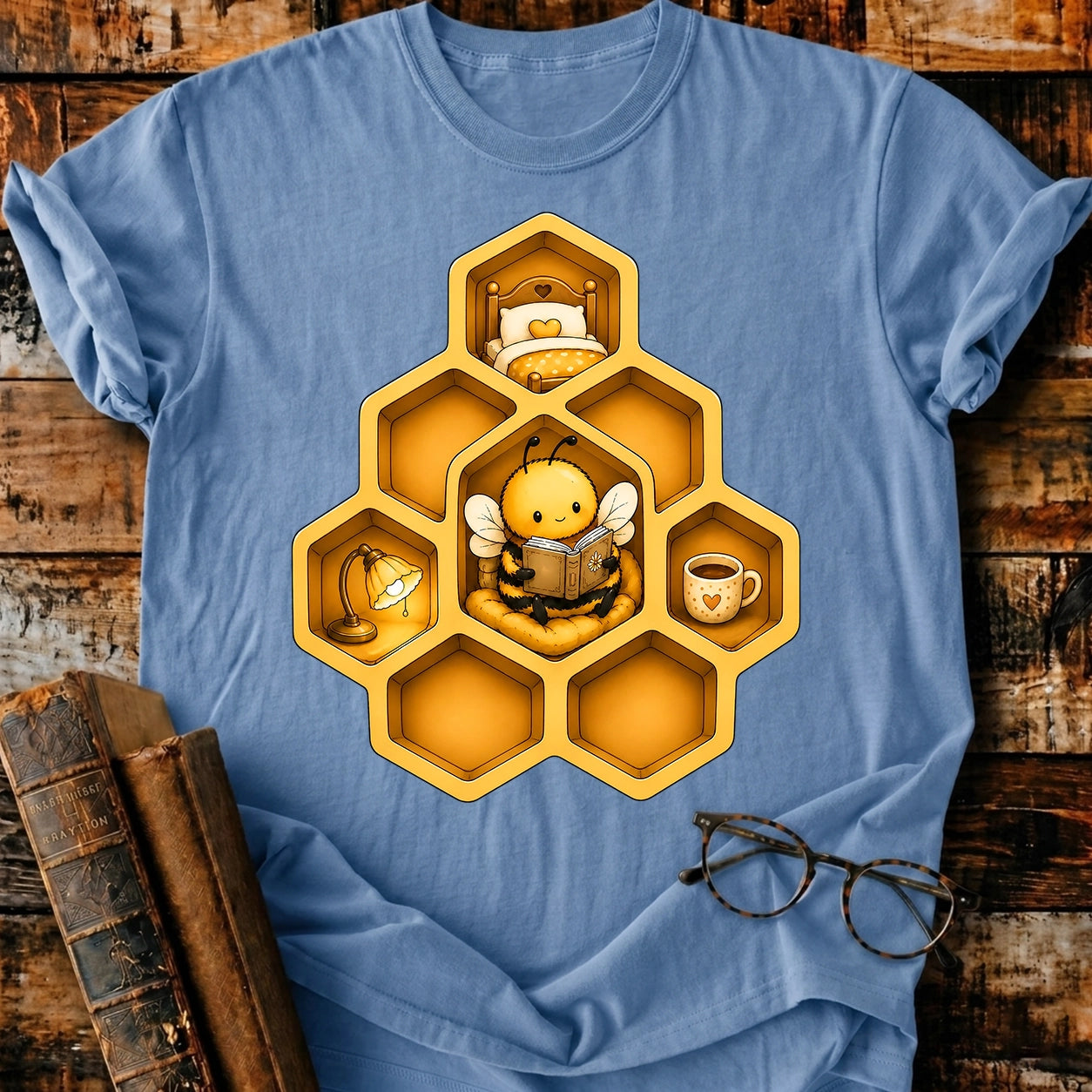 Bee Reading T-Shirt