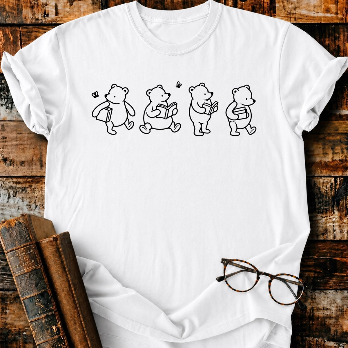 Bookish Pooh T-Shirt