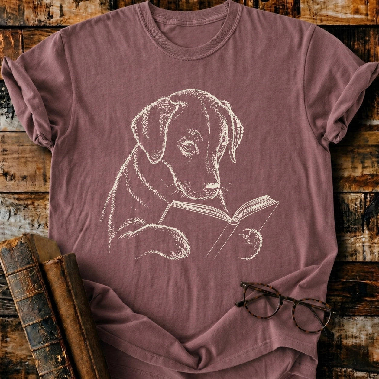 Labrador Retriever Reading T-Shirt