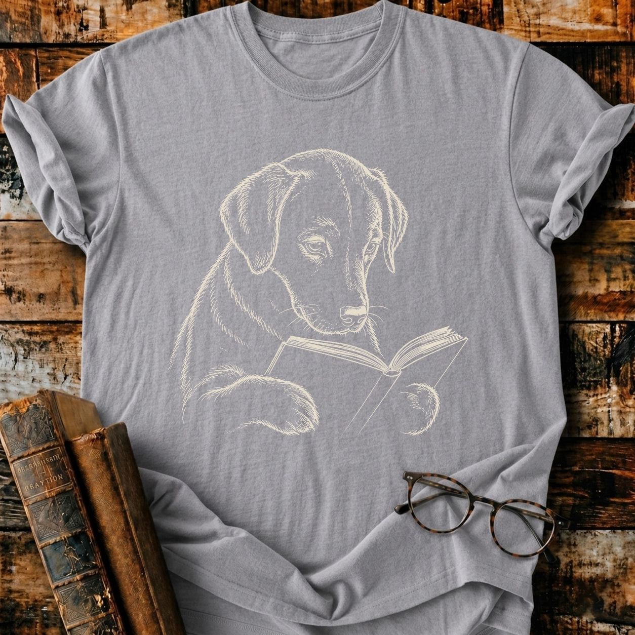 Labrador Retriever Reading T-Shirt