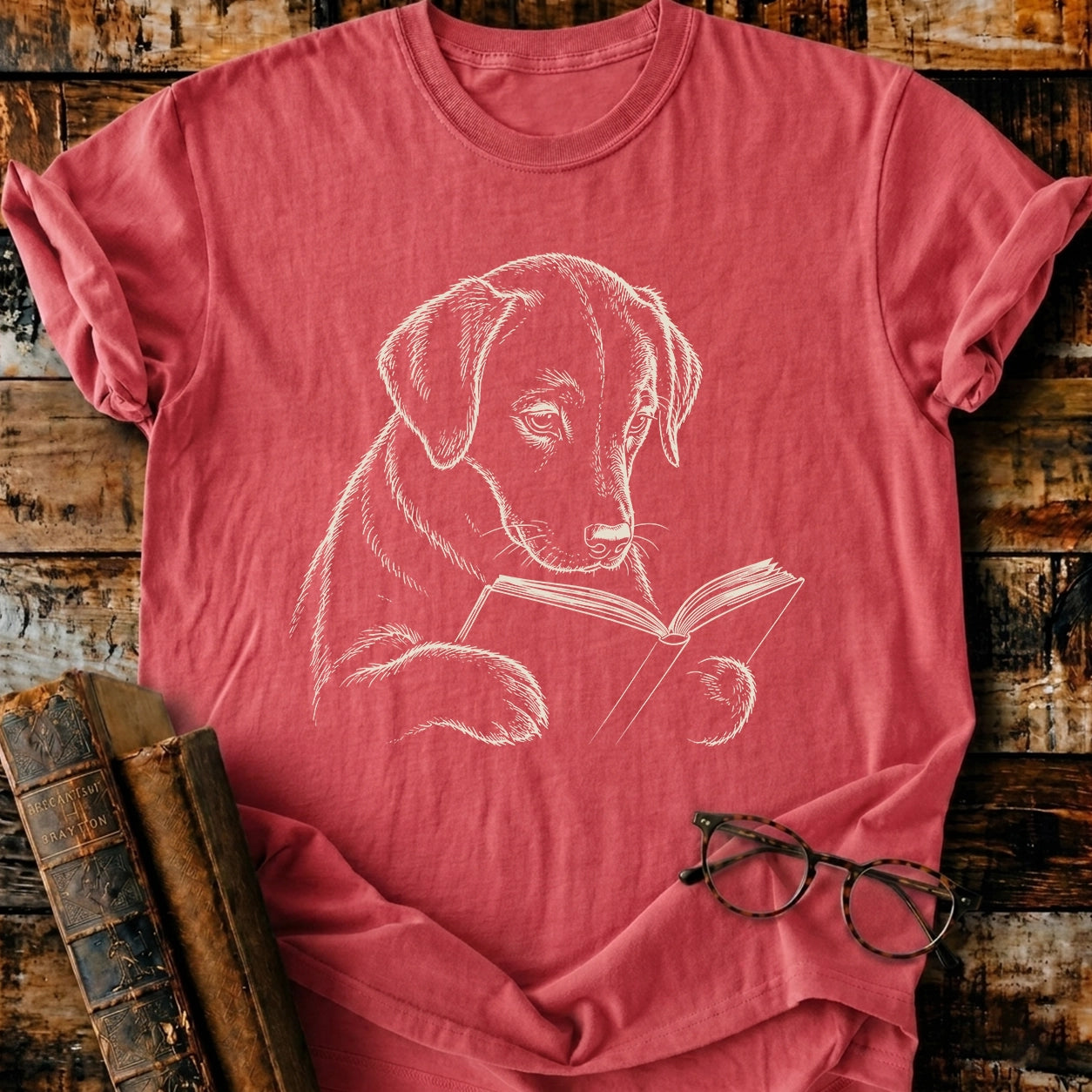 Labrador Retriever Reading T-Shirt