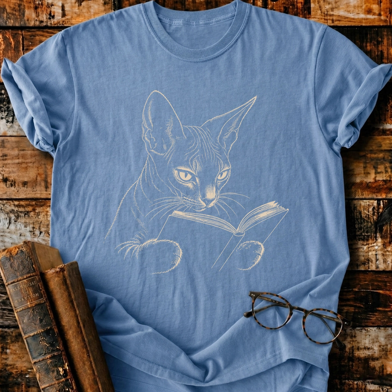 Sphynx Reading T-Shirt