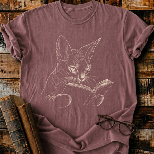 Sphynx Reading T-Shirt