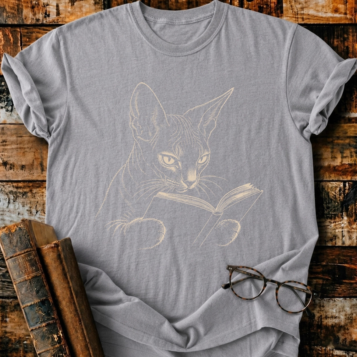 Sphynx Reading T-Shirt