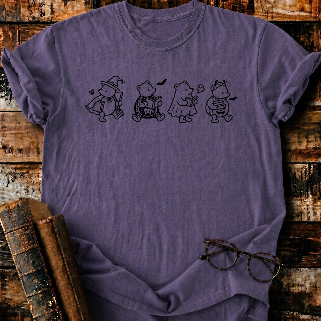 Spooky Bookish Pooh T-Shirt