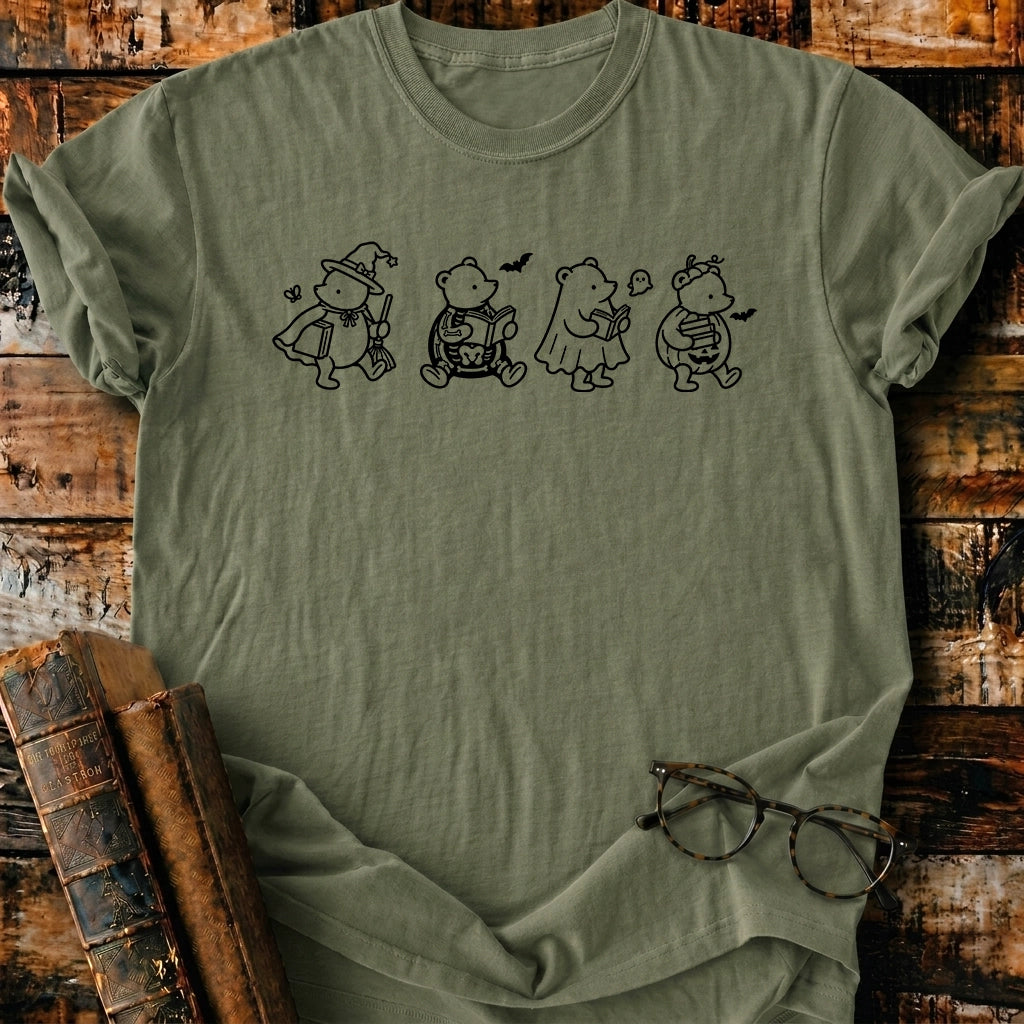 Spooky Bookish Pooh T-Shirt