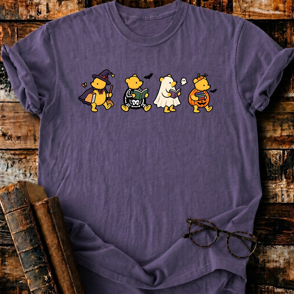 Spooky Bookish Pooh T-Shirt