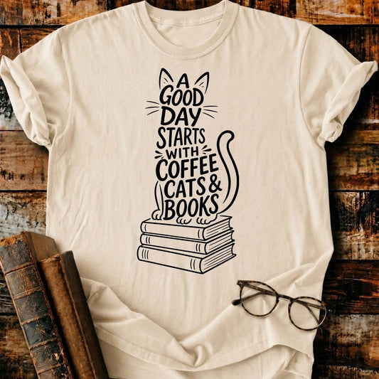 A Good Day T-Shirt - BookMuseClub