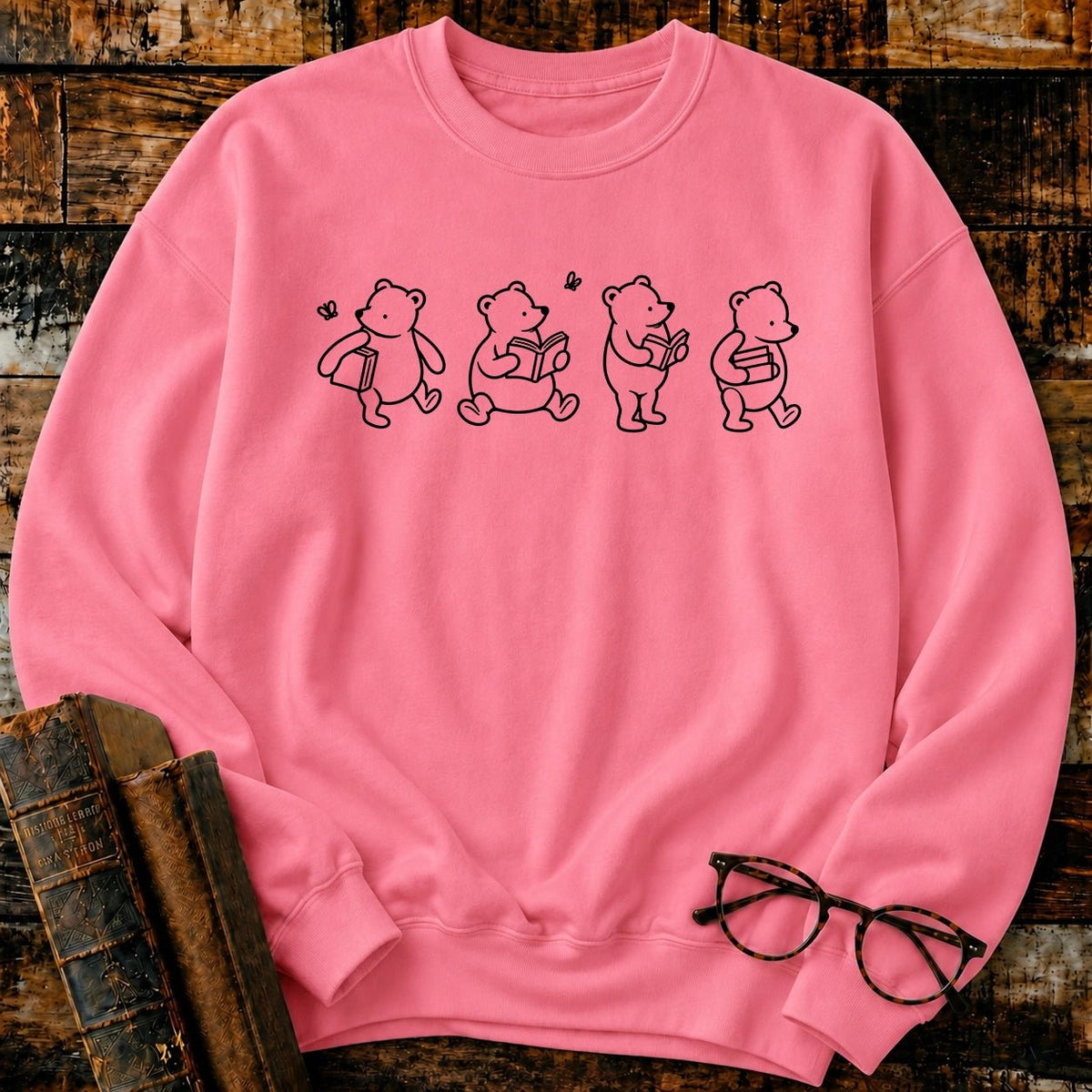 Bookish Pooh Sweatshirt - BookMuseClub
