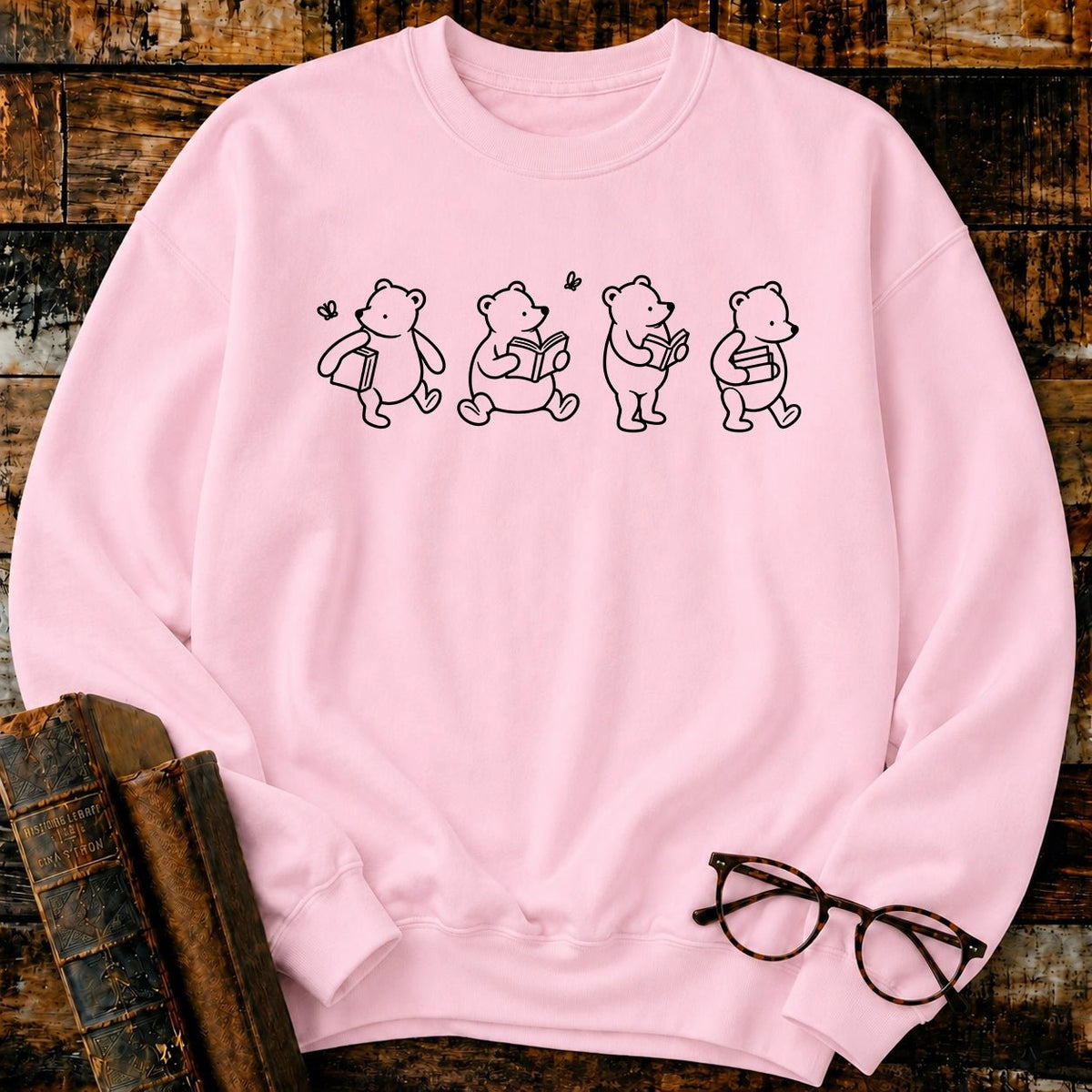Bookish Pooh Sweatshirt - BookMuseClub